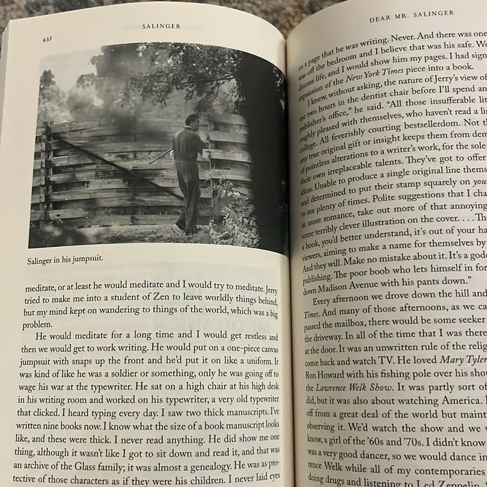 SALINGER Official Book of the Documentary Film DAVID SHIELDS HCDJ 1ST/1ST print